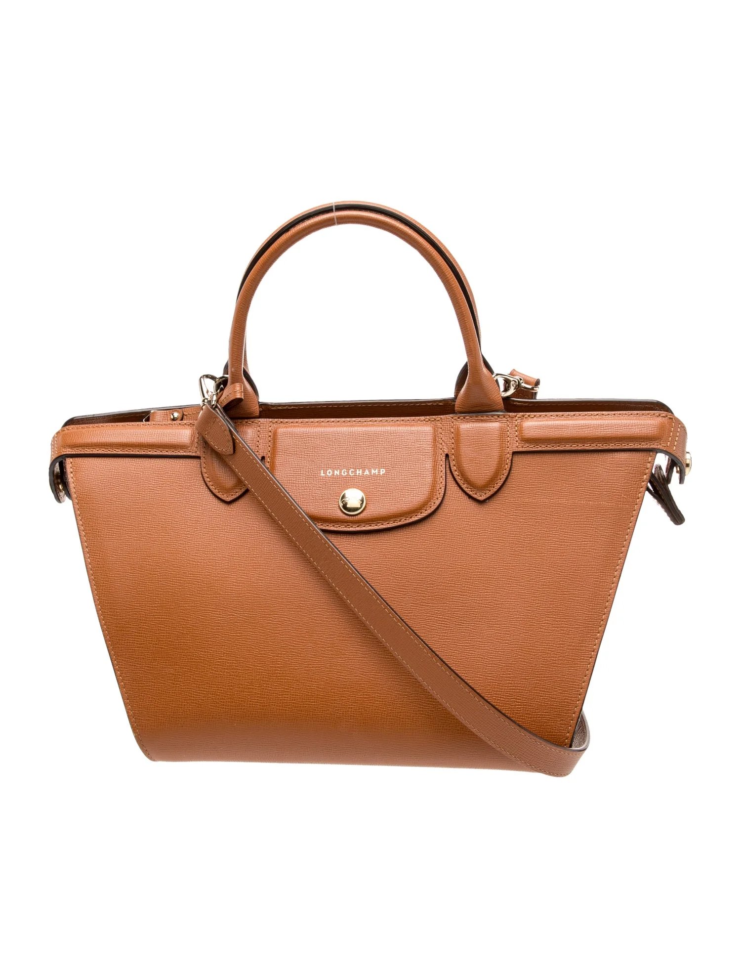 Leather Top Handle Bag
