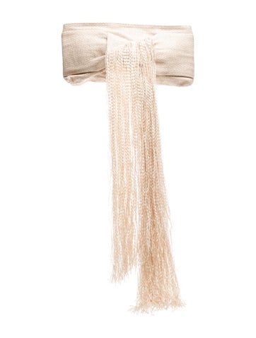 Cult Gaia Straw Clutch