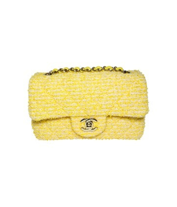 Chanel Tweed Rectangle Mini Flap Bag