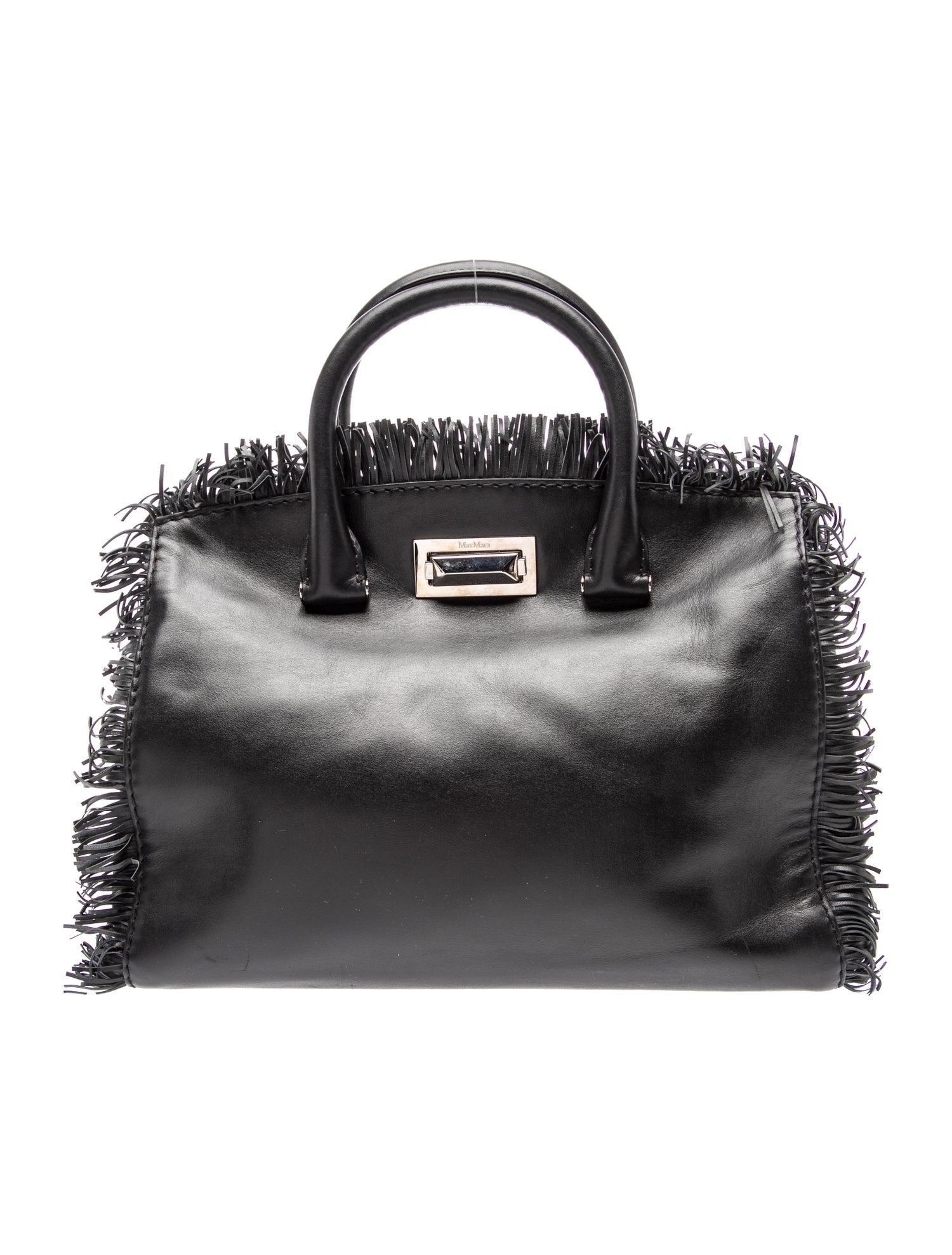 Max Mara Leather Top Handle Bag