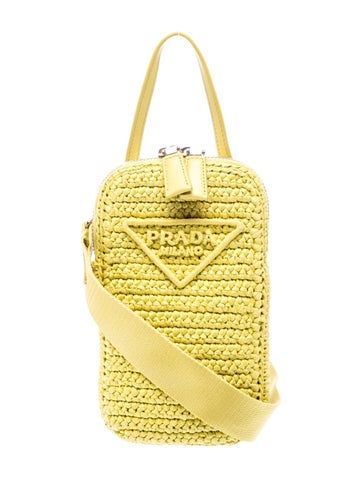 Enameled Metal Triangle Crossbody Bag