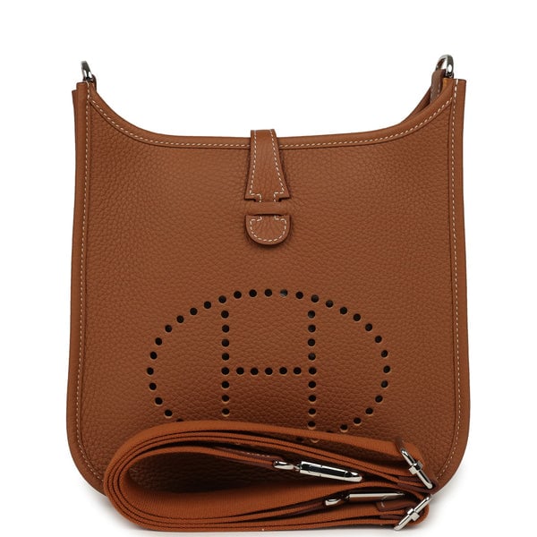 Hermes Hermes Evelyne 23 Gold Clemence Palladium Hardware