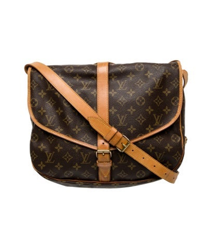 Louis Vuitton Vuitton Lv Monogram Saumur 35 Vintage