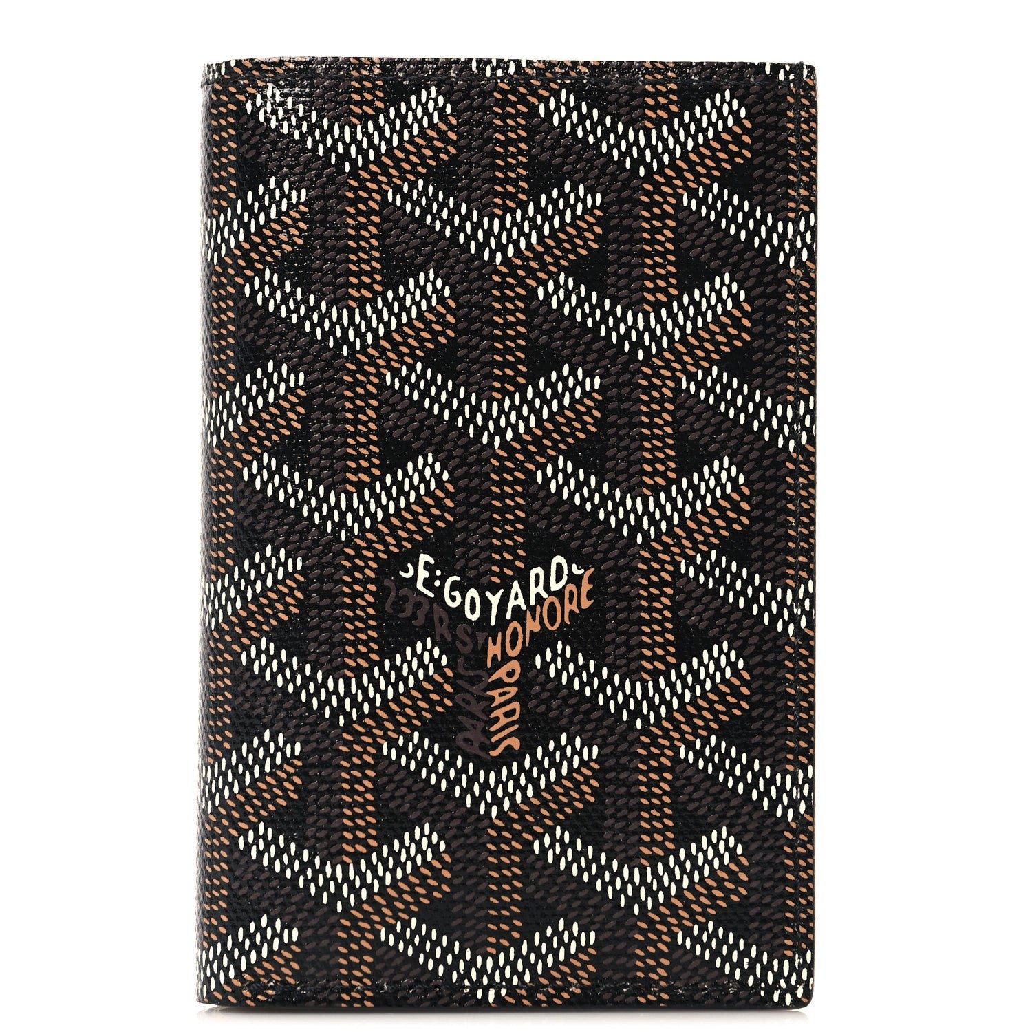 Goyard Goyardine Saint Pierre Card Holder Black