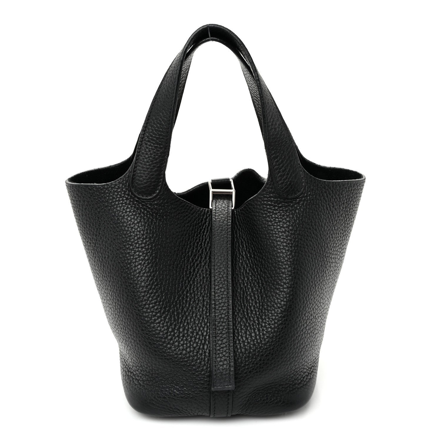 Hermes Taurillon Clemence Picotin Lock 18 PM Black