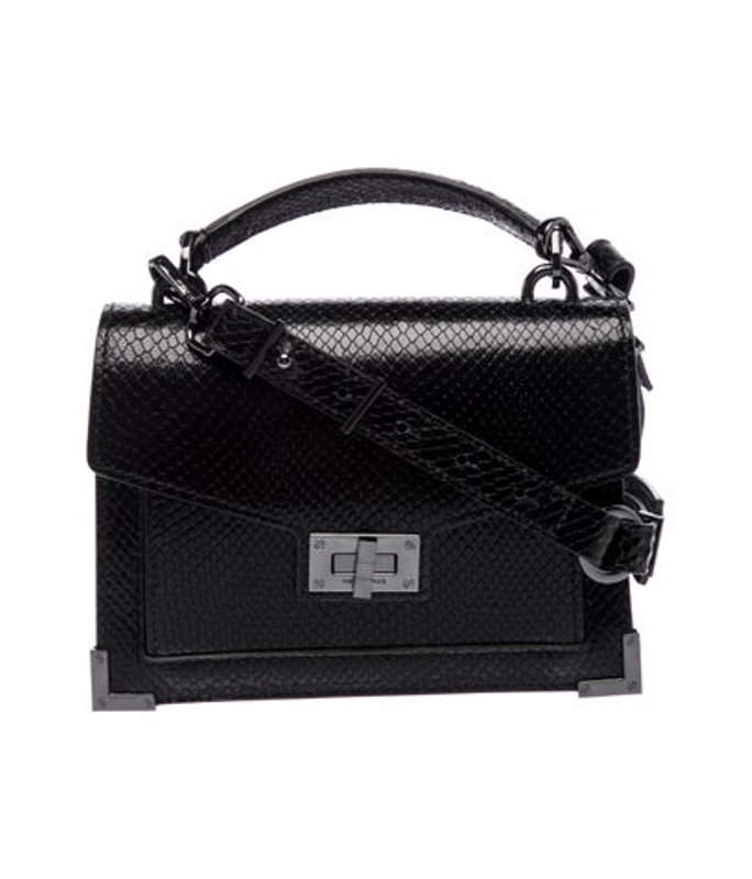 The Kooples Kooples Embossed Leather Top Handle Bag