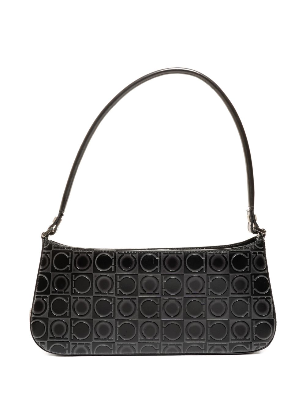 Ferragamo 2000s Gancini logo-embossed shoulder bag