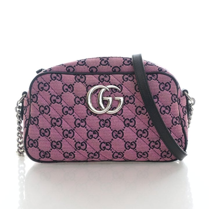 Gucci Small GG Canvas Marmont Camera Bag