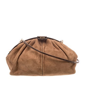 Judith Leiber Suede Clutch