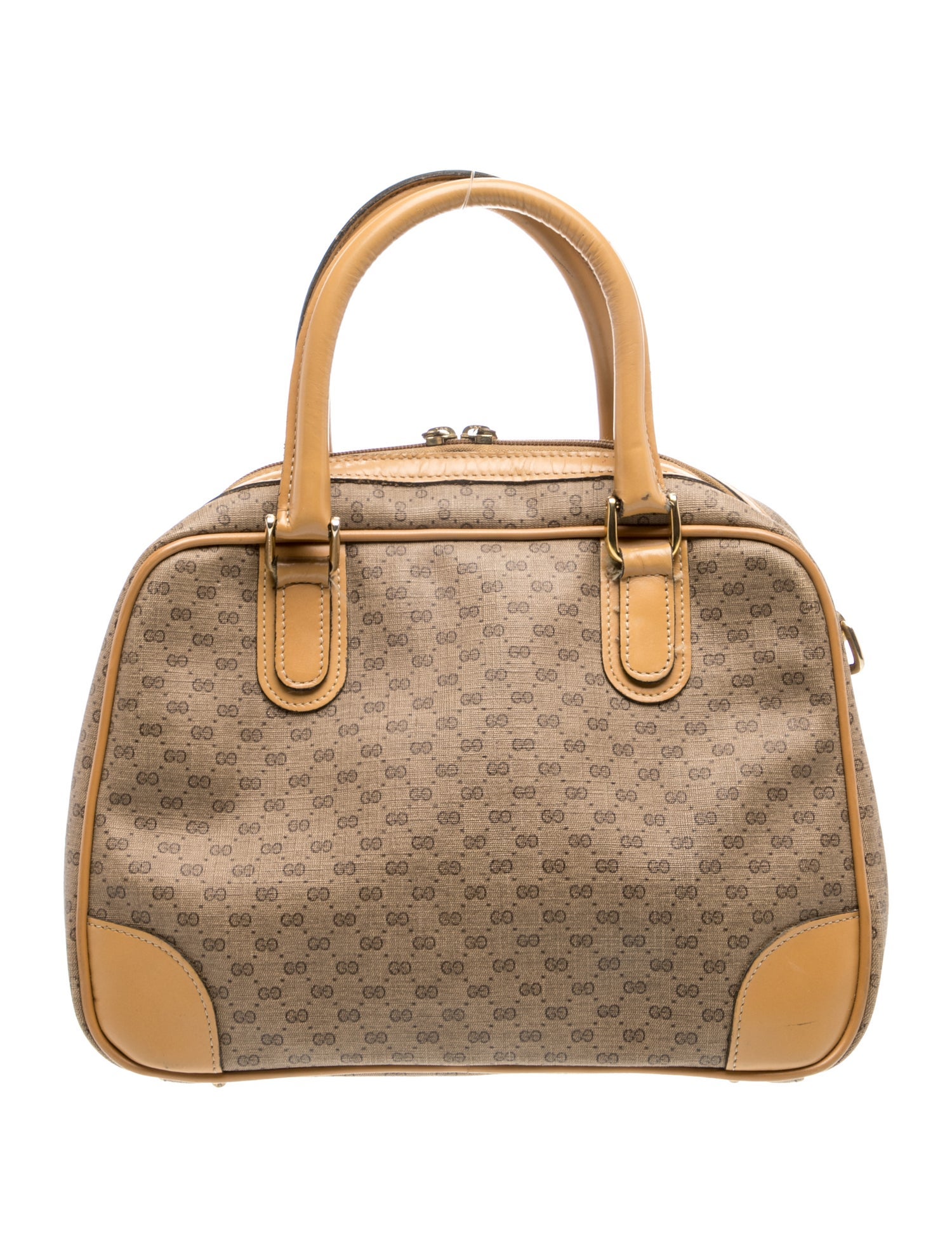 Web Micro GG Monogram Handle Bag