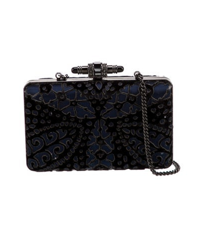 Judith Leiber Leiber Velvet Minaudiere