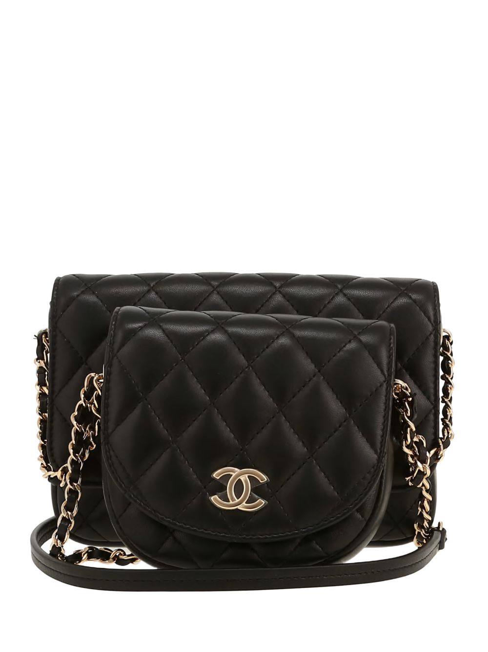 2019 quilted leather shoulder bag