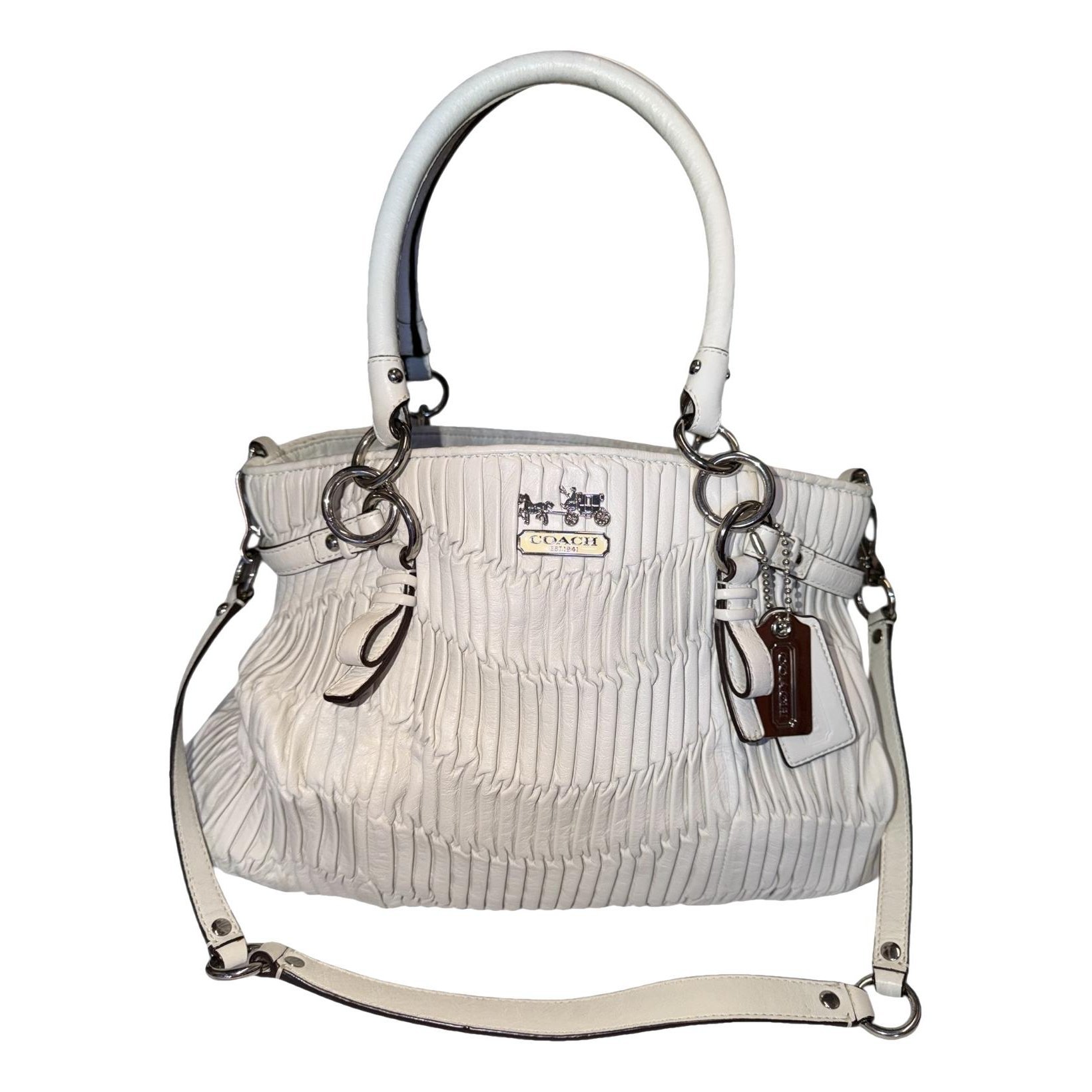 Madison leather satchel