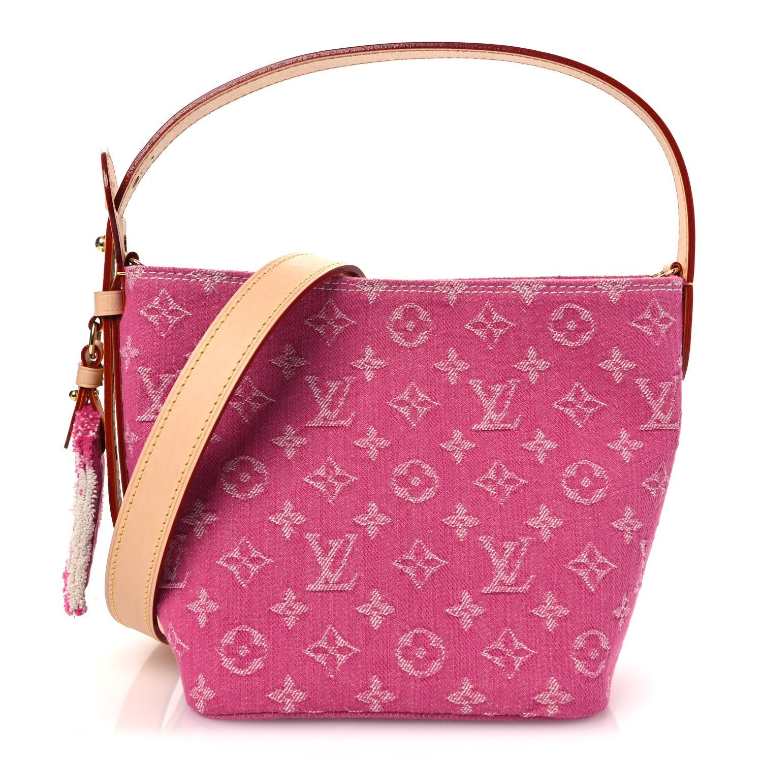 Louis Vuitton Monogram Denim All In BB Fuchsia