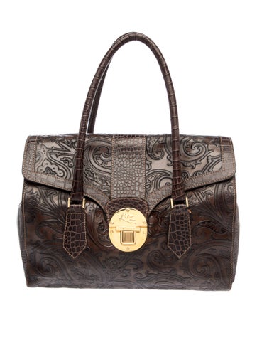 Etro Leather Shoulder Bag