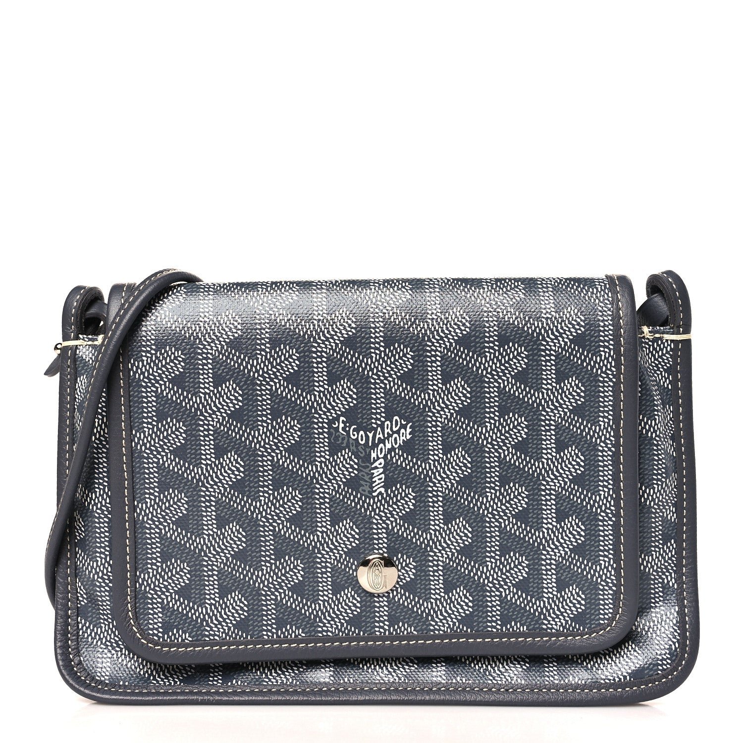 Goyard Goyardine Plumet Wallet Clutch Grey