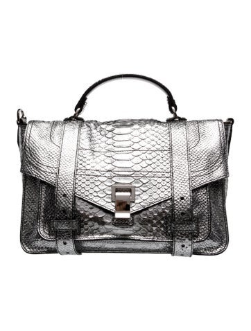 Proenza Schouler Embossed Leather Top Handle Bag