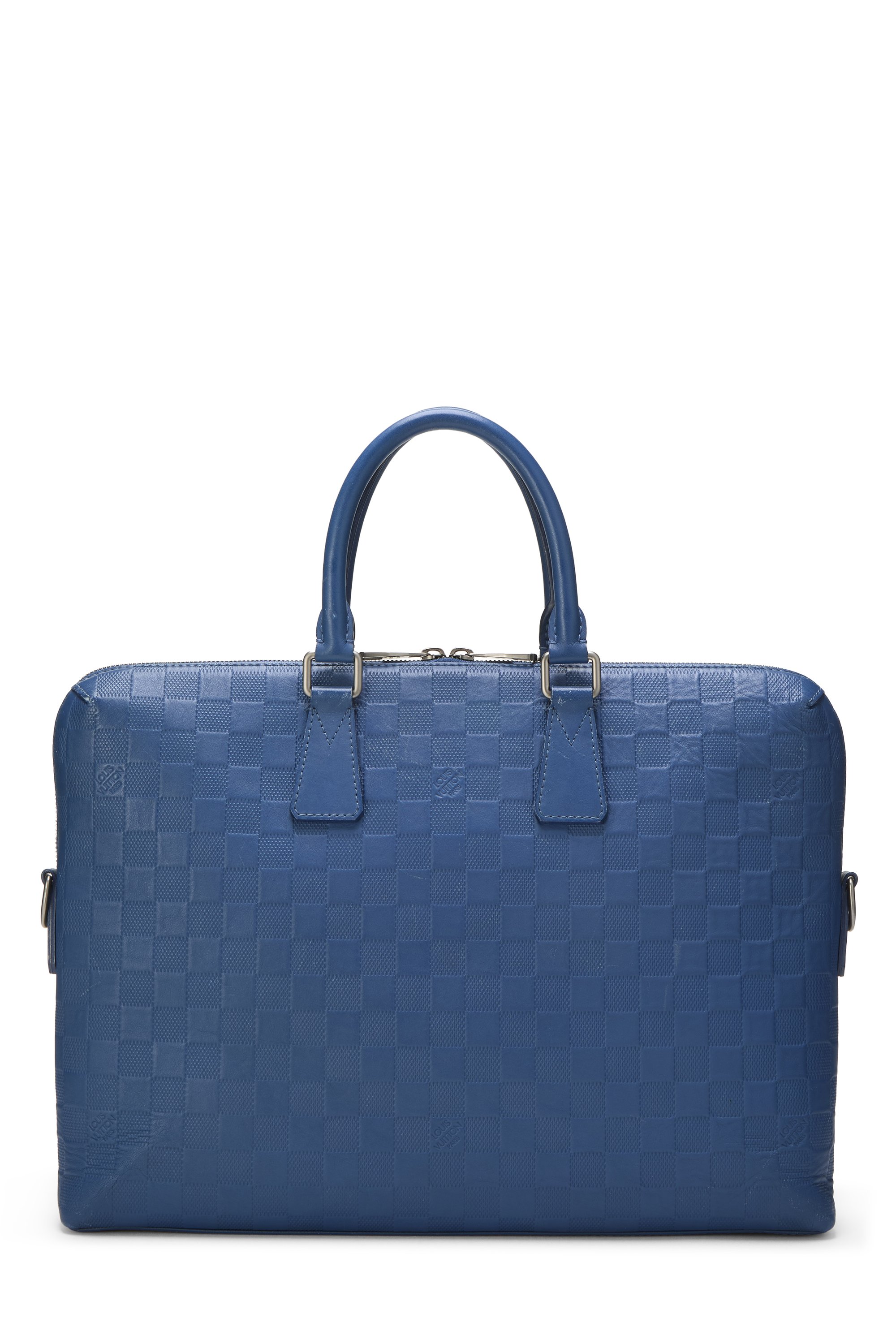 Blue Damier Infini Porte Documents Jour