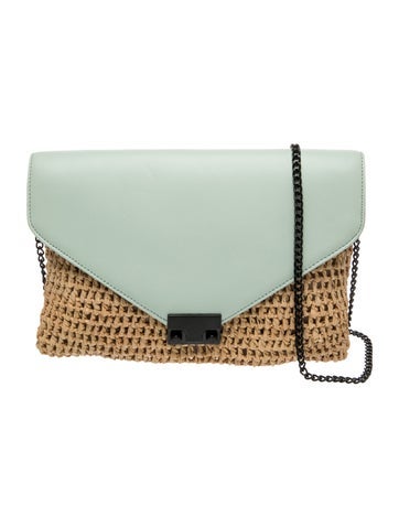 Loeffler Randall Straw Crossbody Bag