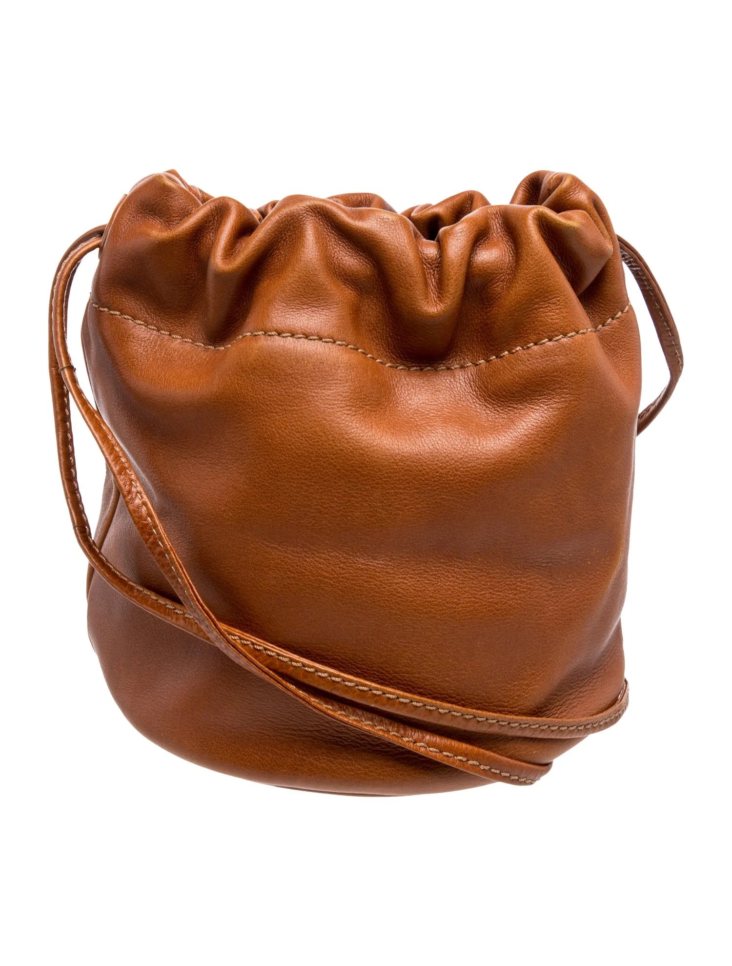 Leather Bucket Bag