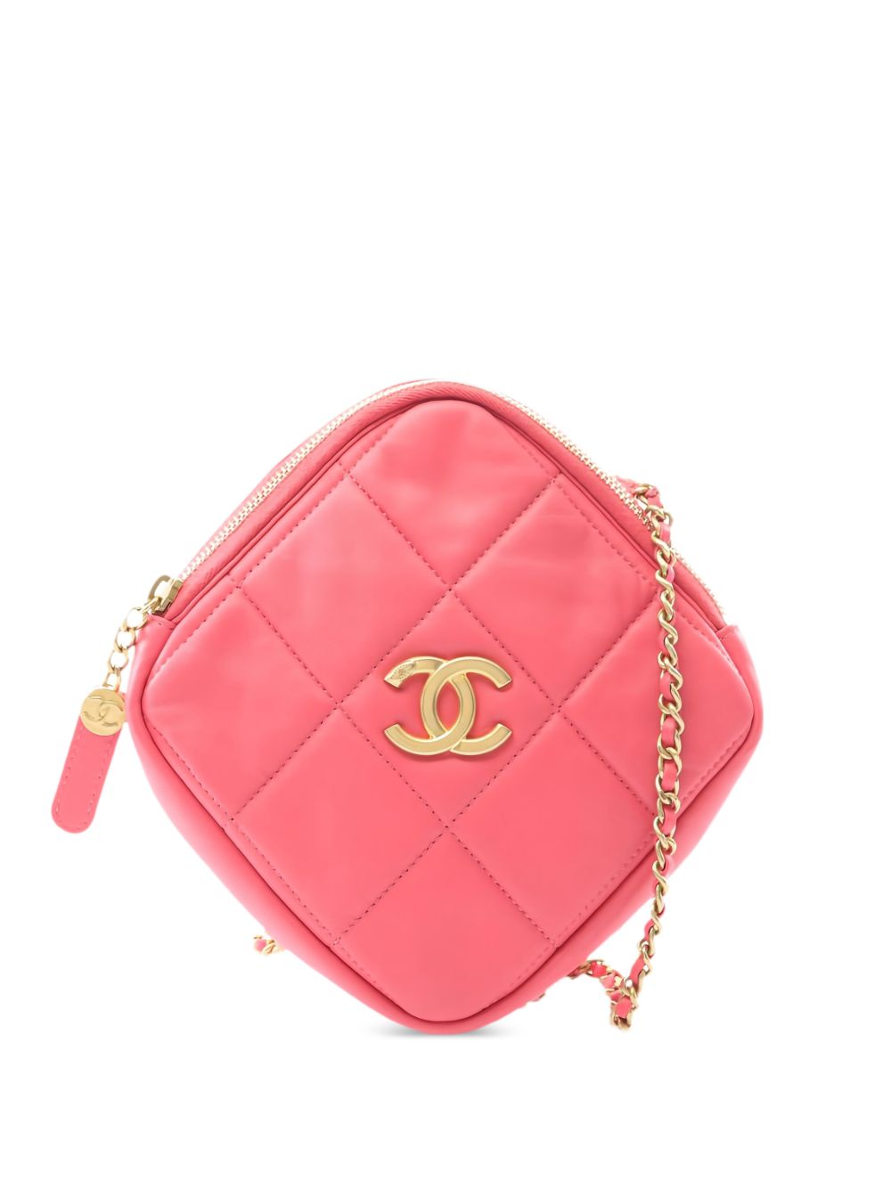 Chanel 2020-2021 Matelassé chain cross body bag