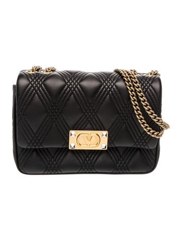 Valentino Leather Quiltie 67 Medium