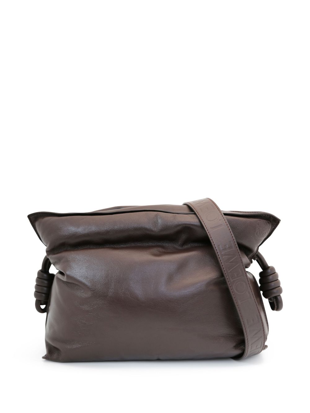 Flamenco leather clutch bag