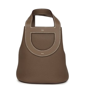 Hermes Hermes In-The-Loop 18 Etoupe Clemence and Swift Gold Hardware