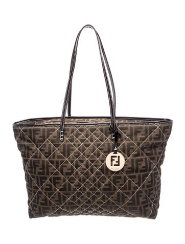 Fendi Zucca FF Roll Tote