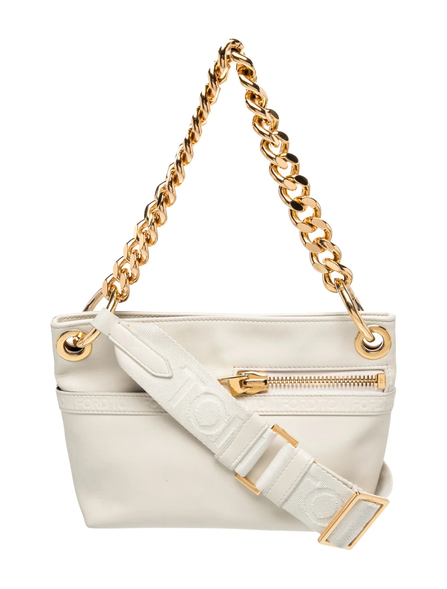 Tom Ford Leather Top Handle Bag
