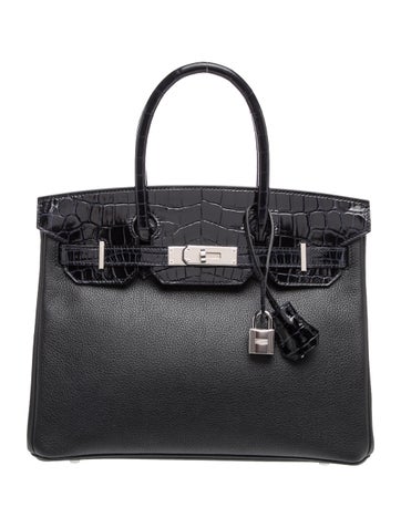 Novillo & Shiny Niloticus Crocodile Birkin Touch 30