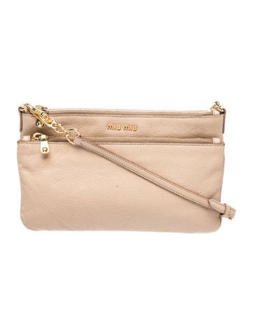 Miu Miu Goat Leather Crossbody Bag