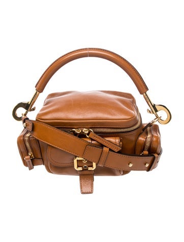 Chloe Leather Double Carry Camera Bag Small