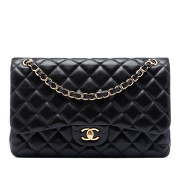 Lambskin Jumbo Classic Lambskin Double Flap