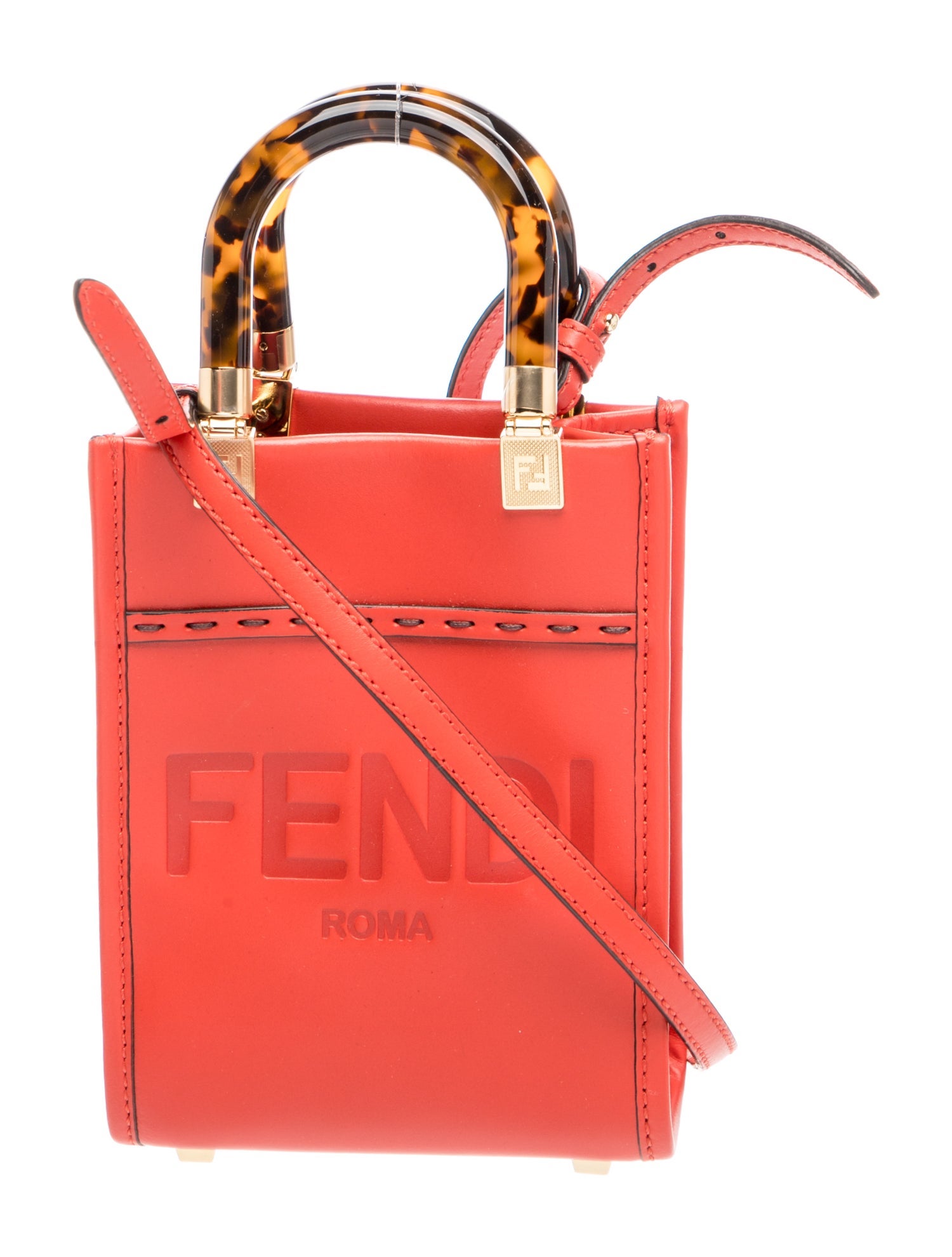Leather Top Handle Bag Mini