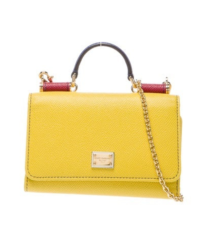 Dolce & Gabbana Gabbana Leather Wallet On A Chain