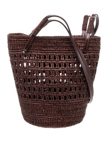 Raffia Crossbody Bag