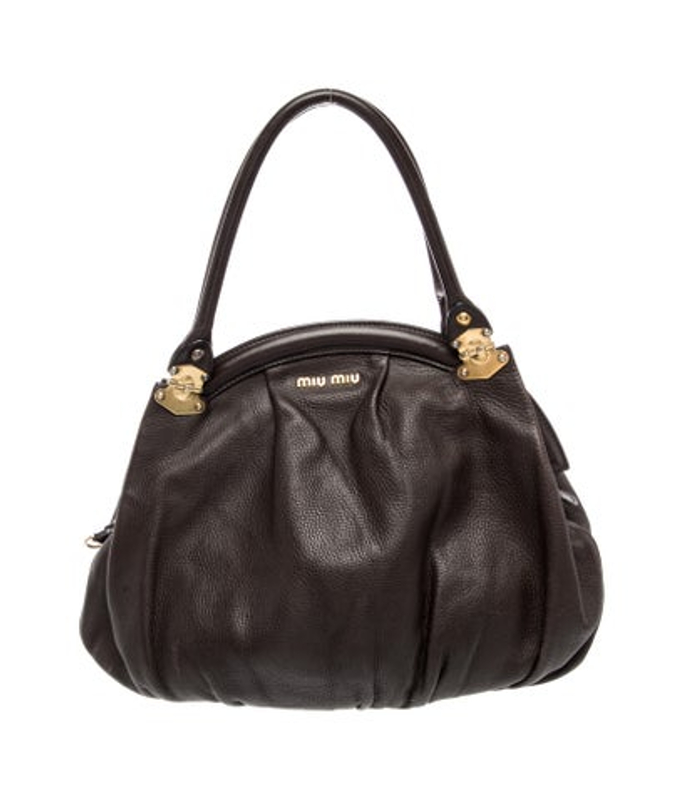 Miu Miu Miu Leather Shoulder Bag