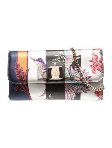 Ferragamo Leather Clutch