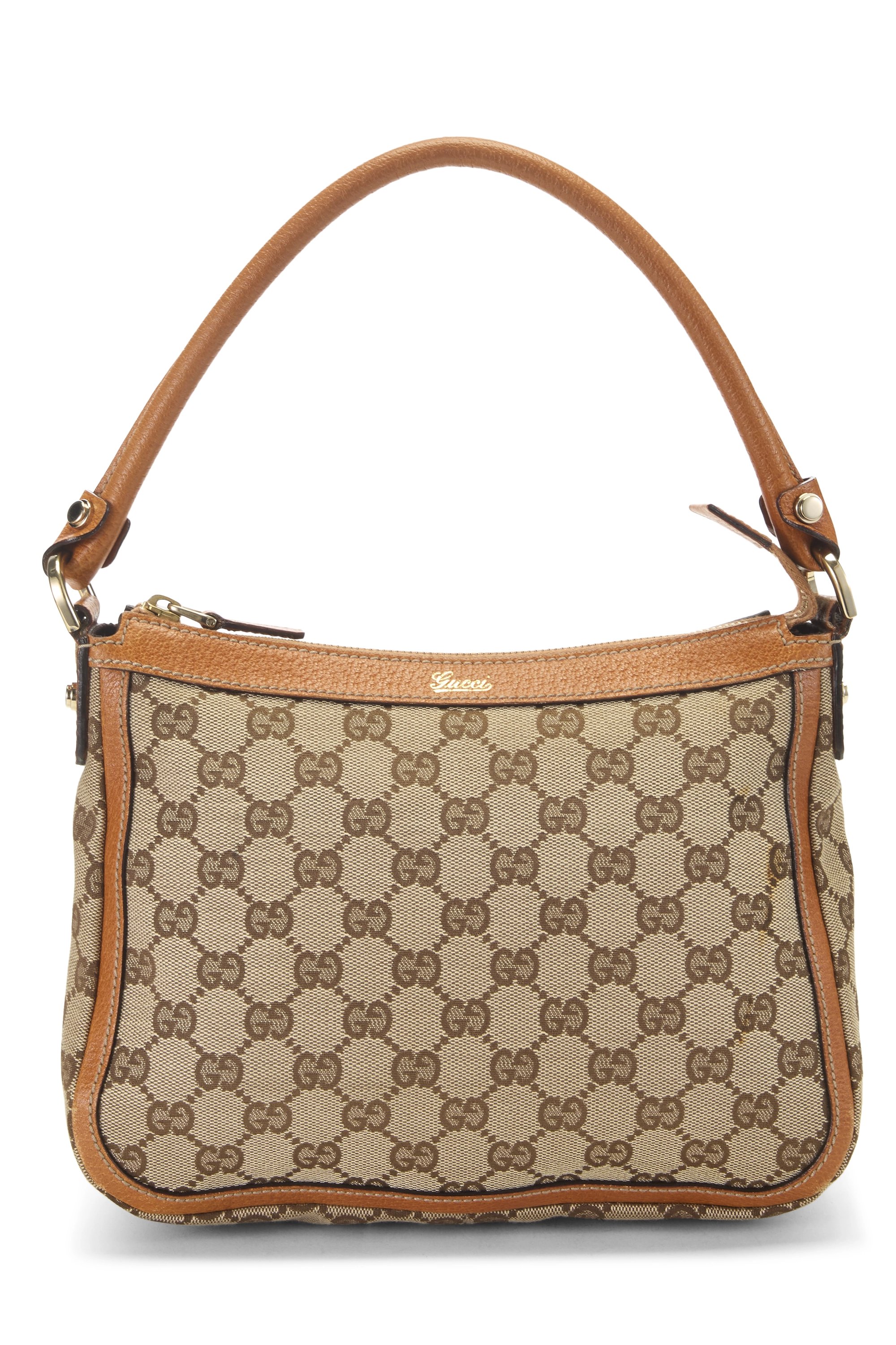 Orange Original GG Canvas Abbey Shoulder Bag