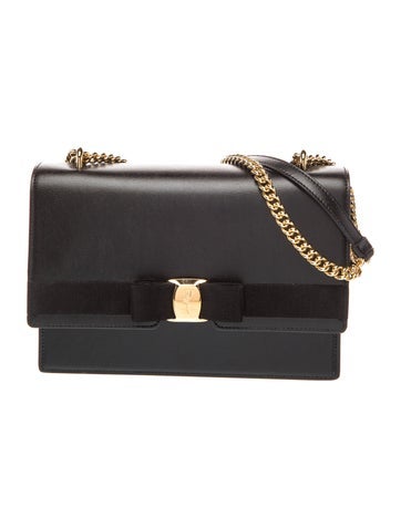 Ferragamo Vara Bow Shoulder Bag