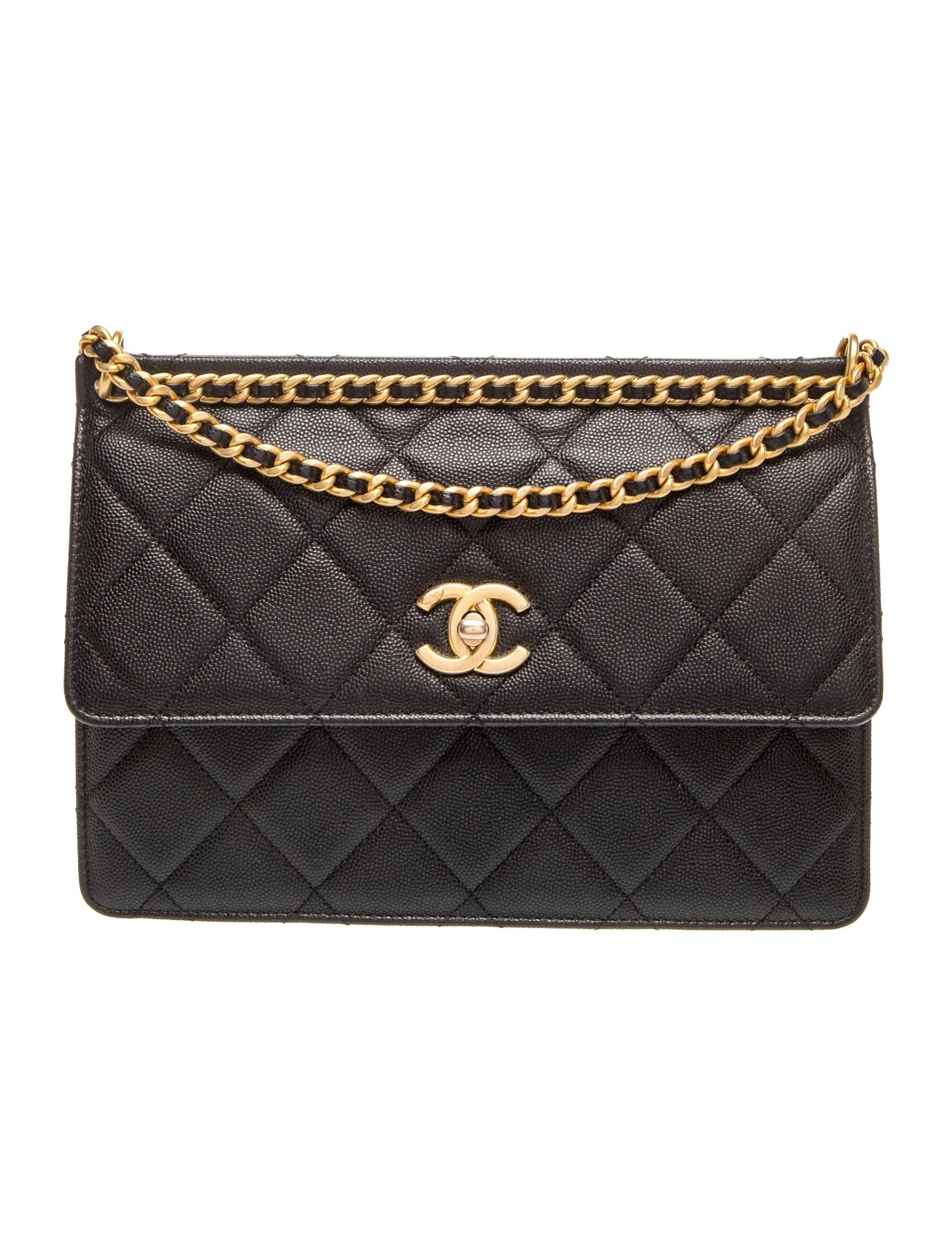 Small Chain Frame Flap Bag