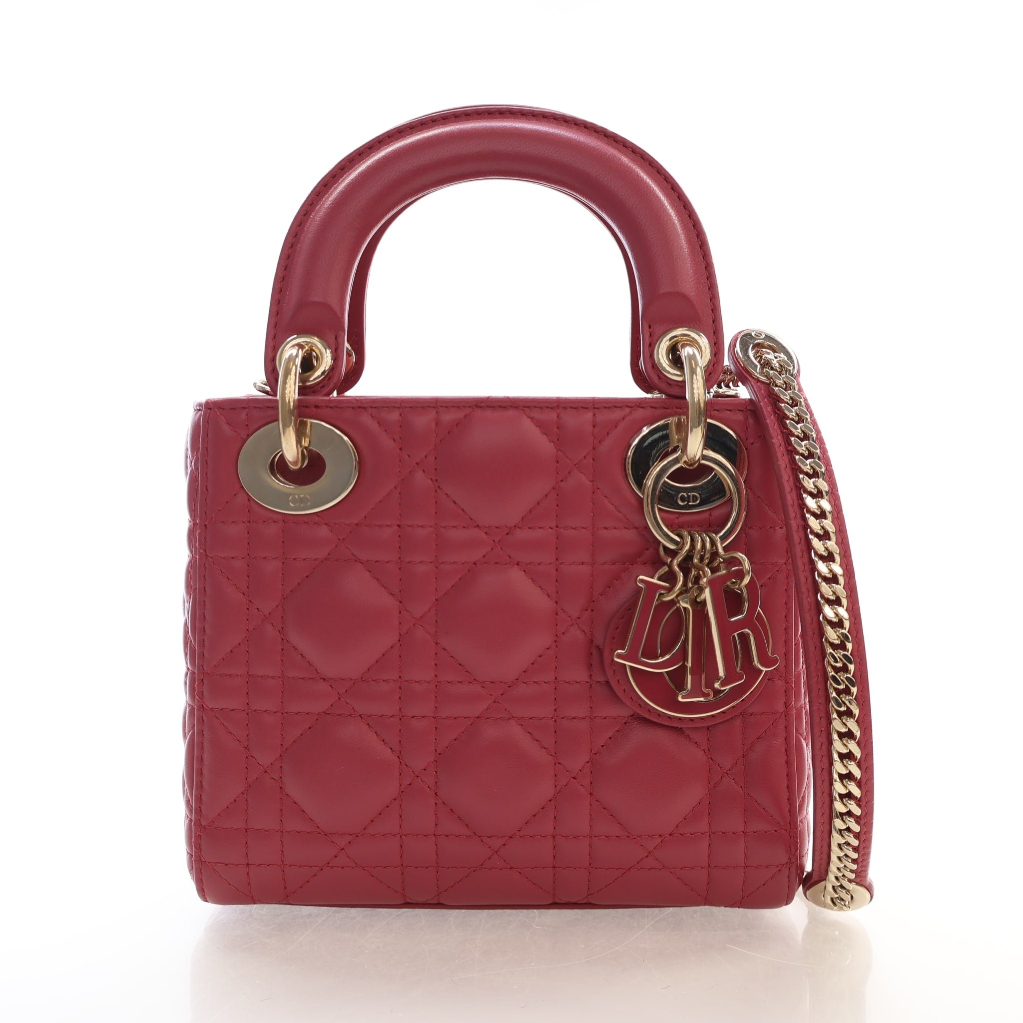 Christian Dior Mini Lambskin Lady Dior