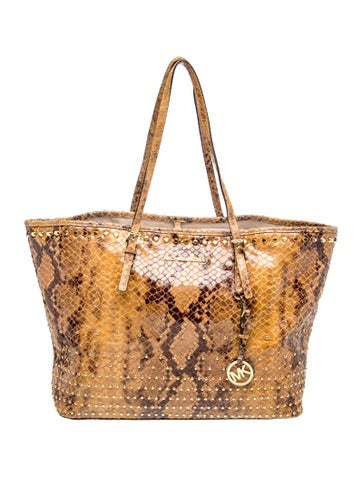 Embossed Leather Tote
