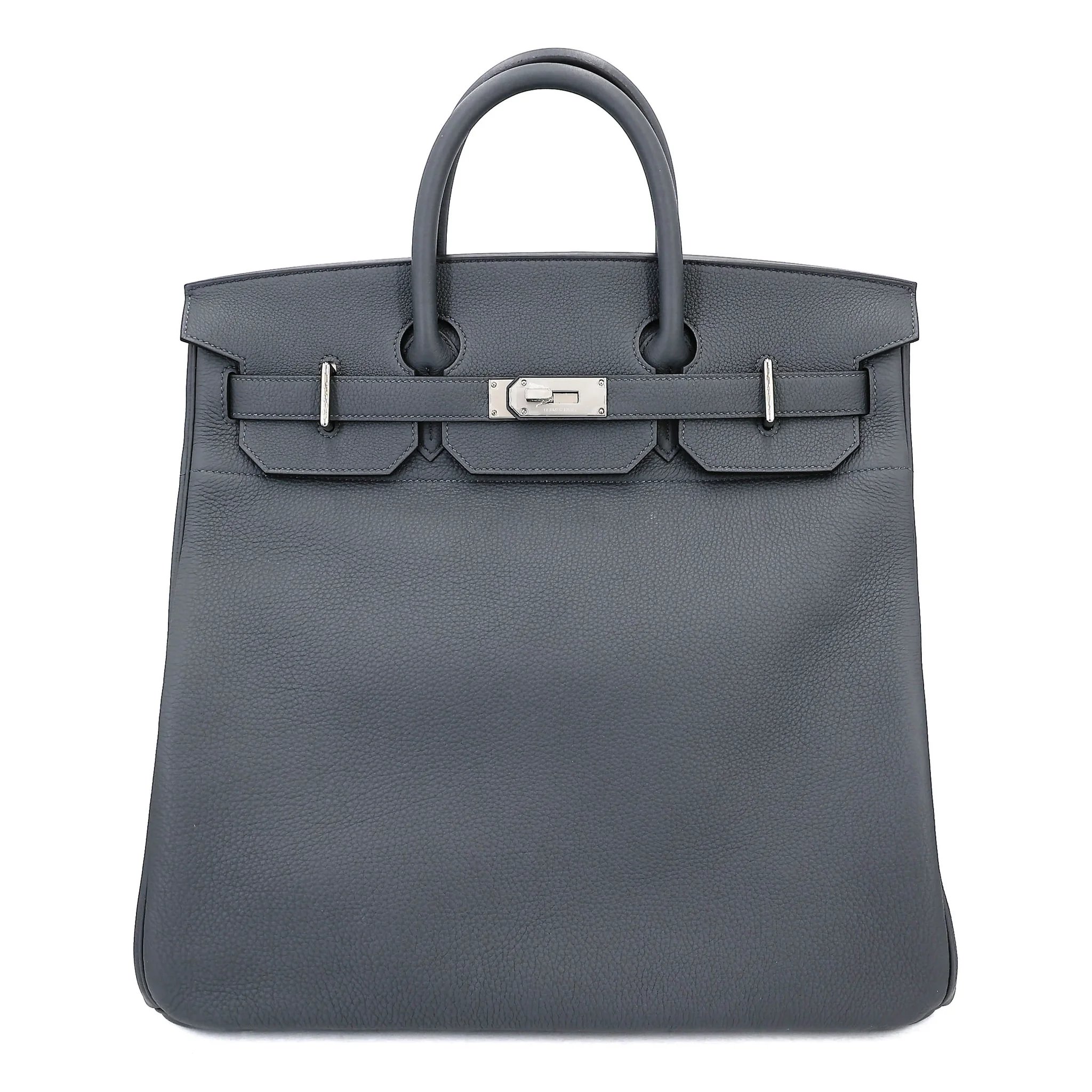 Unused ( Rank NS ) HERMÈS Haut à Courroies HAC 40 Gris misty (H0) Togo Palladium hardware W (2024)