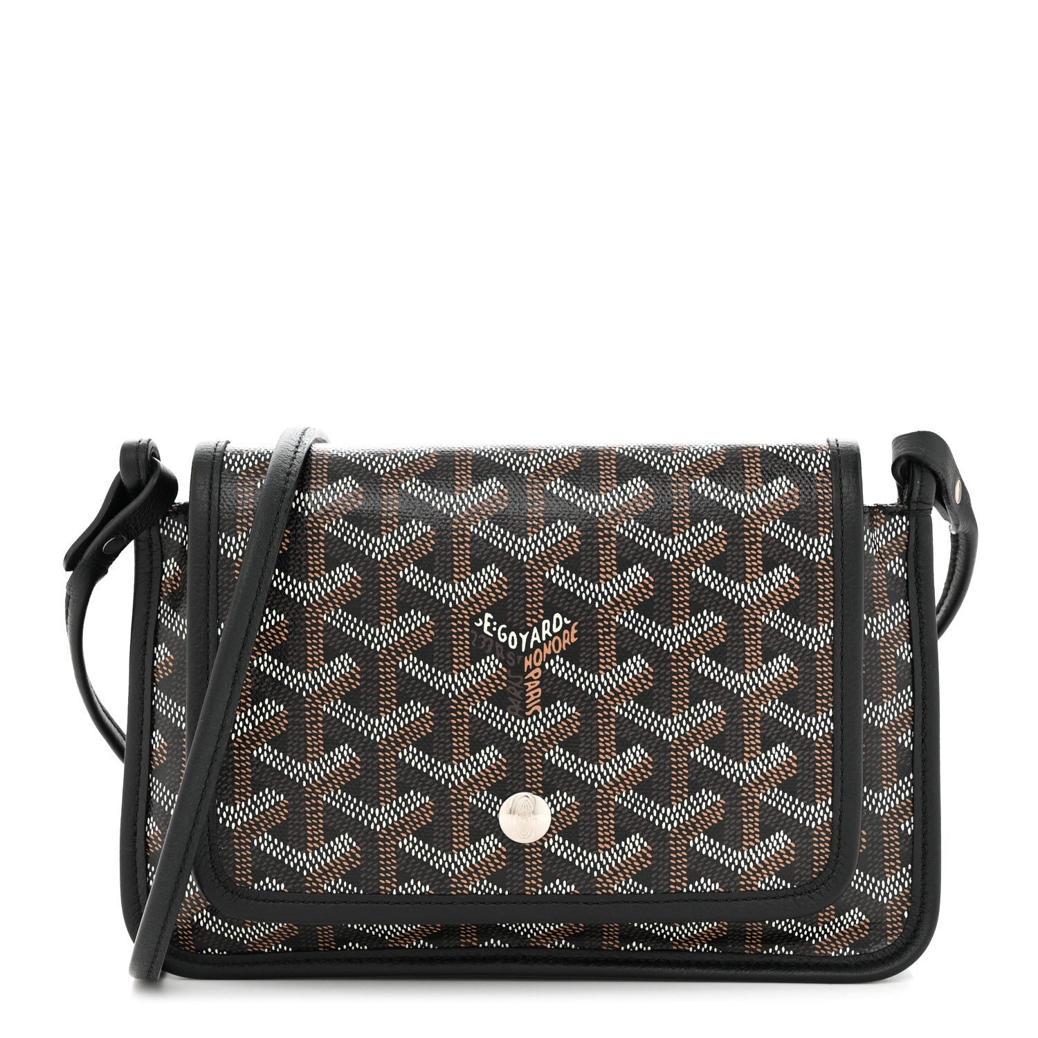 Goyard Goyardine Plumet Wallet Clutch Black