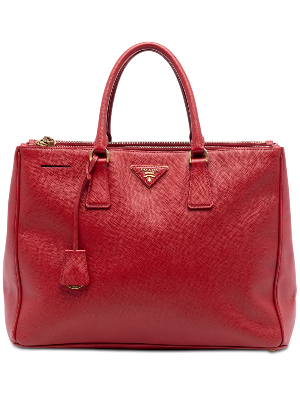 2015-2025 Large Saffiano Lux Galleria Double Zip satchel