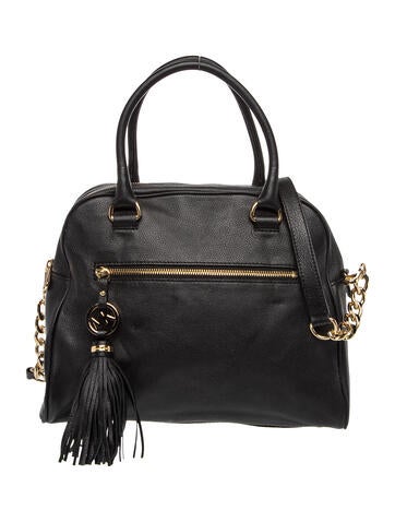 Leather Top Handle Bag