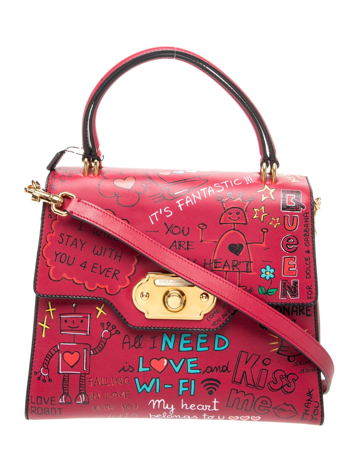 Leather Top Handle Bag