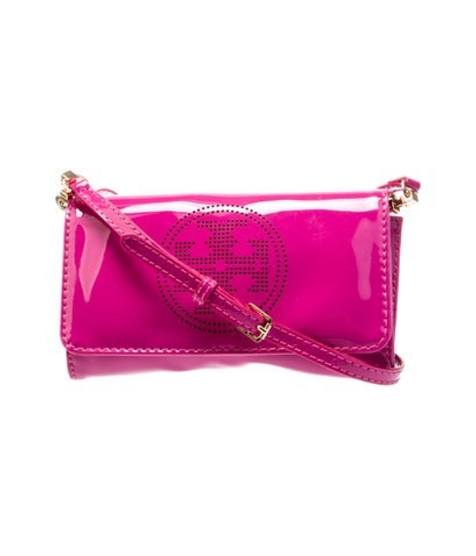 Tory Burch Burch Patent Leather Crossbody Bag